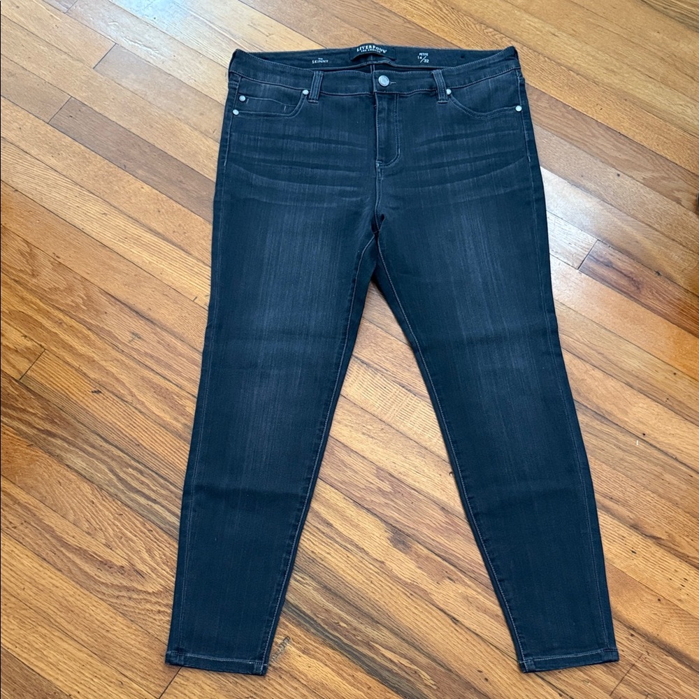LIVERPOOL Dark Wash Skinny Jeans